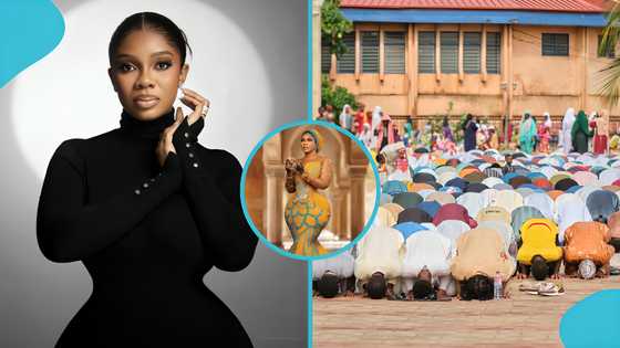“Is she now a Muslim?”: Serwaa Amihere sparks massive online debate with breathtaking Eid Mubarak photoshoot