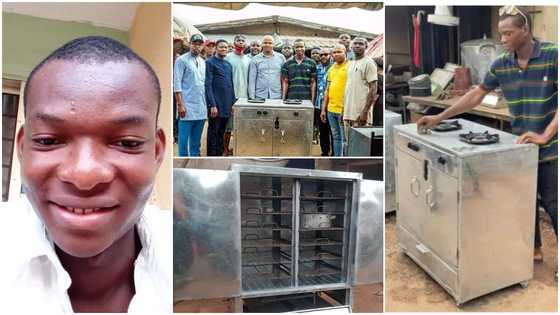Man who went viral for building gas cooker with local material says gov't gave him some money