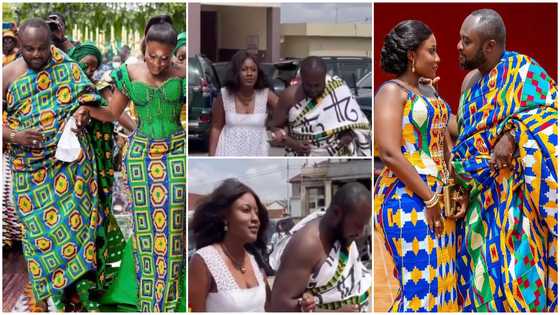 Atanfo nye Nyame: Anita Sefa Boakye teases 'enemies' as she chops love with her husband in latest video