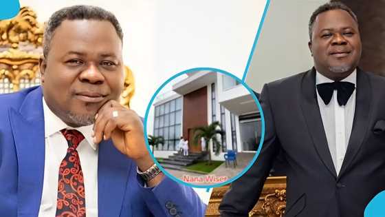 Wealthy Ghanaian businessman Dr Kwaku Oteng celebrates 57th birthday with lavish new mansion