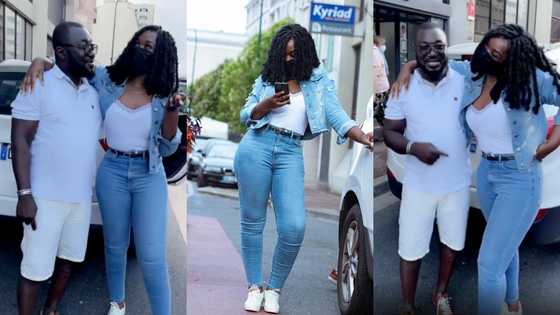 Stonebwoy's wife meets teacher who lashed her for placing 6th in class 3 in France; shares lovely video and story