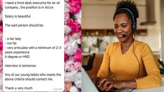 Company gets many annoyed as they request to hire only slim & fair ladies as receptionists