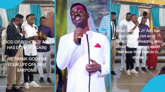 Yaw Sarpong shows massive physical improvement as he takes award amid his recovery from stroke