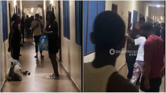 Two University of Ghana female students fight over boy at Jean Nelson Hall in a video