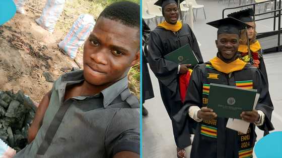 Ghanaian man shows off massive transformation after relocating to the US, video inspires hope