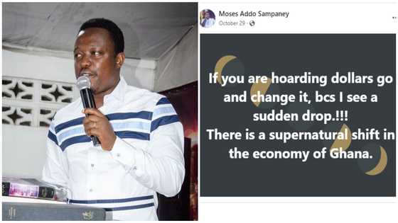 Ghanaian pastor prophesied that the cedi would appreciate against the dollar