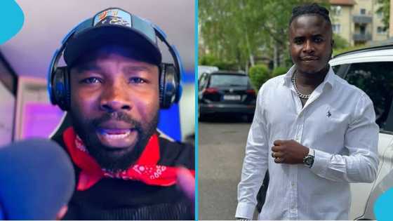 "I am in The UK because of Adwenenpahene": Captain Caesar gets emotional as he eulogises late YouTuber