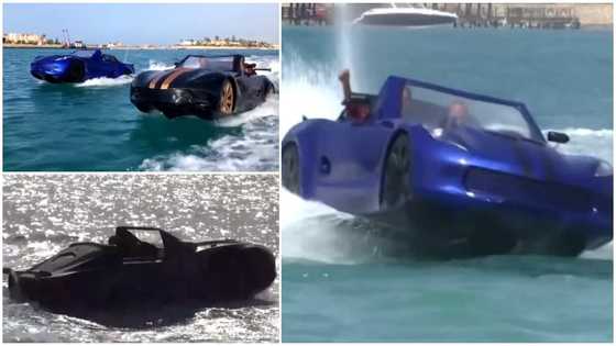 3 friends produce car that can drive on water using local materials; video wows many