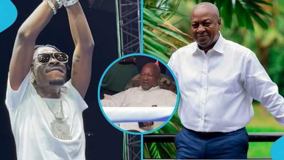 President Mahama jams to Shatta Wale hit song at boxing showdown
