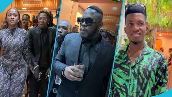 Fella Makafui Arrives In A BMW X6 To Her Hubby, Medikal's Album ...
