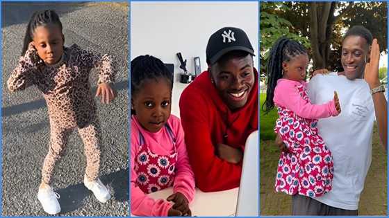 Little Ghanaian girl receives prosthetic leg in the UK, Premier League stars show up to support