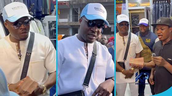 Businessman Stanley Mensah Kodia and his brother Salim visit Kantamanto market, donate GH₵100k to traders