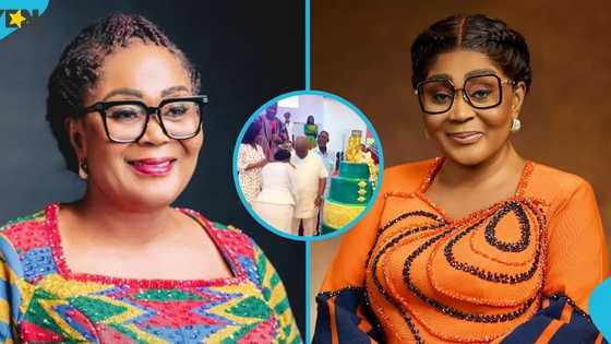Lordina Mahama gets emotional at birthday party, sheds tears of joy in touching video