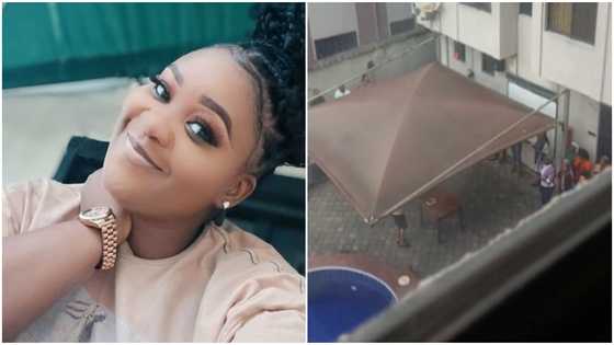 Lady gets awoken by staff to have morning devotion after spending night in hotel