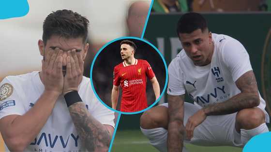 Ruben Neves and Joao Cancelo cry as they remember Diogo Jota before Fluminense vs. Al-Hilal