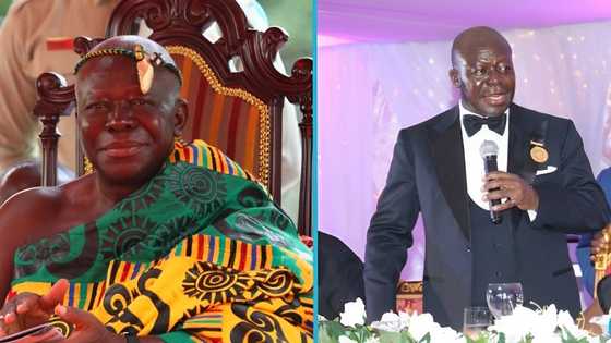 Otumfuo honours security team with special dinner party: "Asanteman wura, piawww"