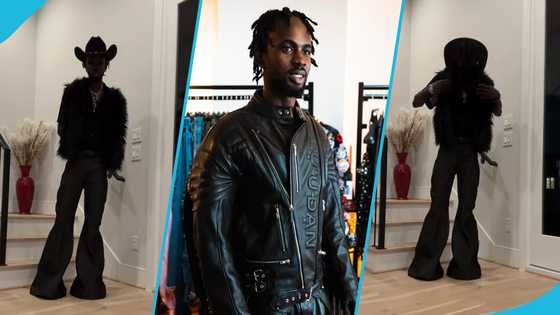 Black Sherif rocks all-black cowboy outfit, video causes stir: "He has hips now"