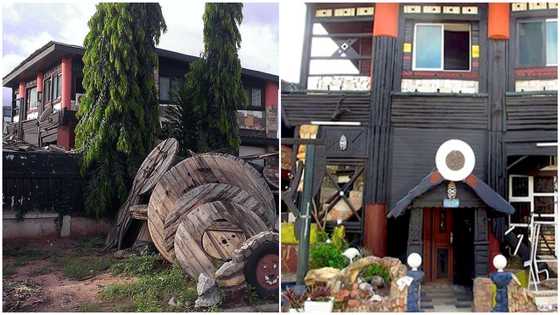 West Africa's Oldest and Largest House Made out of Trash Attracts Visitors in Ghana
