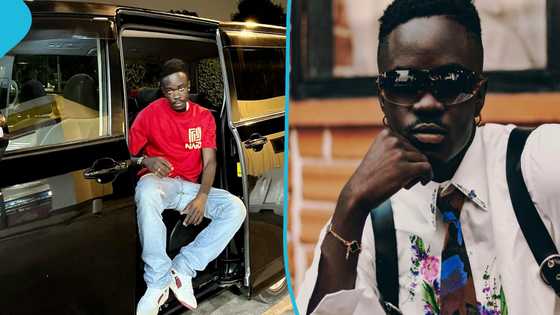 Yaw Tog cruises in sleek Lexus in video, shows he's rich