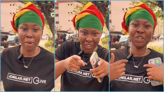 AFCON: Ivorian lady speaks fluent Twi, educates Ghanaian supporters on foods to eat, video trends