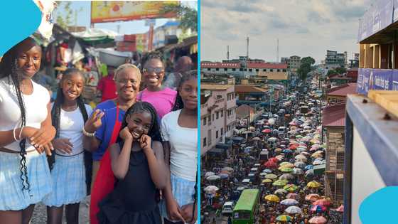 UK-based Ghanaian children go to Makola market for the first time, share their experience