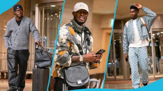 Black Stars arrive in Japan in style, make bold fashion statements (Photos)