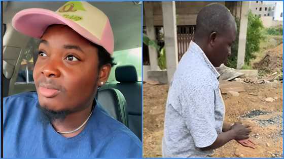 Father gets emotional after seeing son's huge building project at Tse Ado: "I'm proud of you"