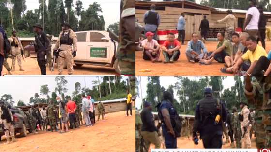 Soldiers attack police galamsey task force; release arrested Chinese illegal miniers at Manso