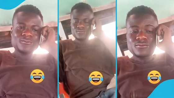 Ghanaian mechanic weeps like a baby as lover breaks His Heart: "Man Down"