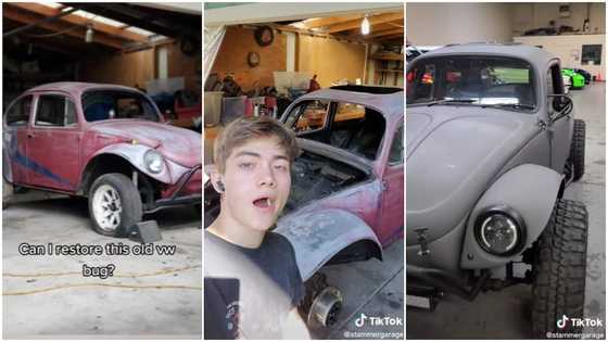 Man rebuilds dirty-looking Beetle car, transforms it into expensive ride in video, surprises many