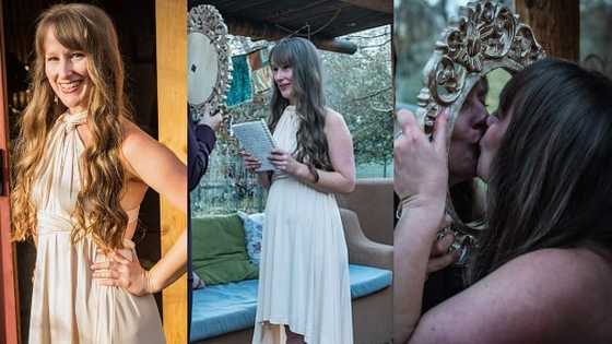 Woman marries herself after breaking up with boyfriend 4 months to dream wedding