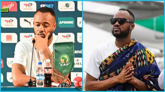 Are we disqualified yet?: Jordan Ayew loses cool over Naija jounrlaist's silly question at Black Stars presser