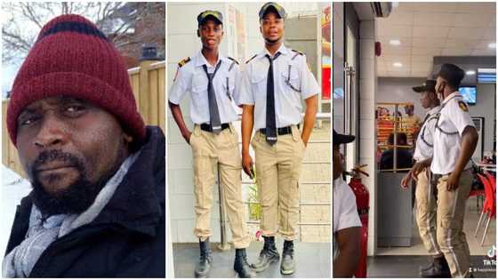 Canada-based man offers to pay security men who were sacked for dancing at work monthly salaries