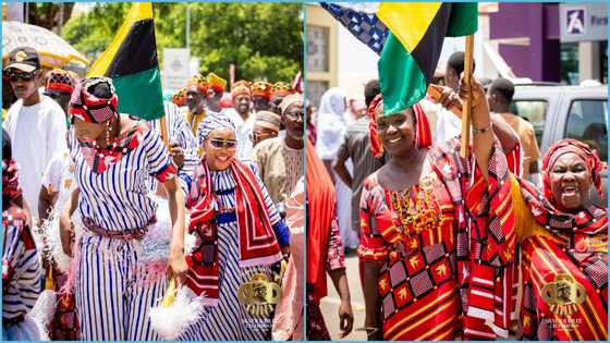Otumfuo at 25: Manhyia Palace holds Ahohor durbar, tribes showcase their unique culture (photos)
