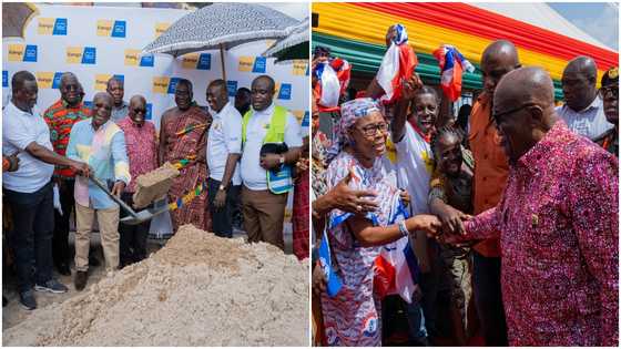 Akufo-Addo fulfils promise as he cuts sod for start of Suame Interchange project