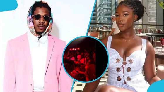 Runtown spotlights Gisela Amponsah during Spotify Surround Sound in Lagos