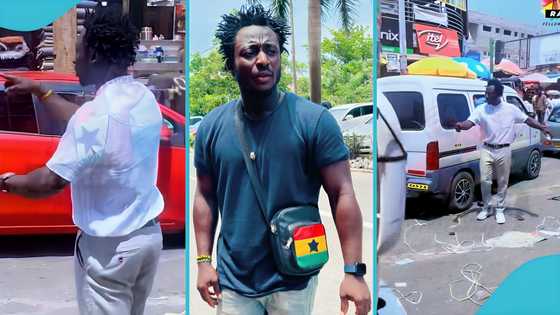 Ralph storms the streets of Makola to direct traffic flow, video stirs reactions