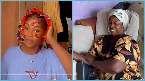 Young Ghanaian lady teases grandmother during Ramadan fast: "I am on low battery"