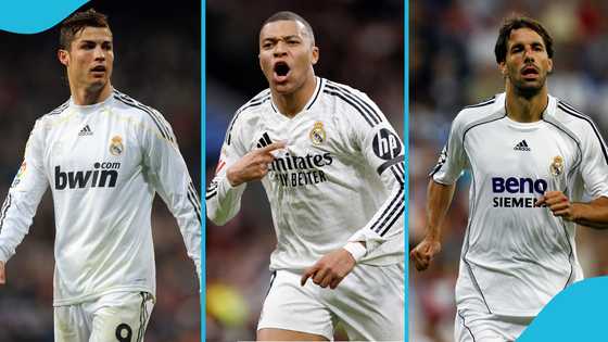 5 highest-scoring players in Real Madrid debut season as Mbappe closes in on CR7