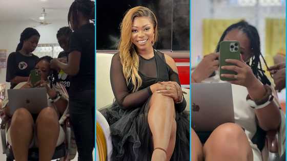 Michy looks unrecognisable as she rocks dreadlocks like Bob Marley in video, peeps react