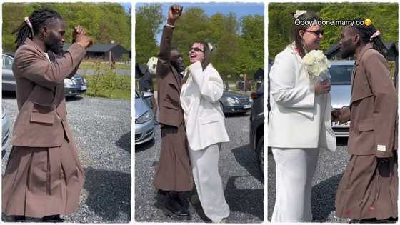 Man wears skirt like a woman to wed his white girlfriend, video goes viral on TikTok