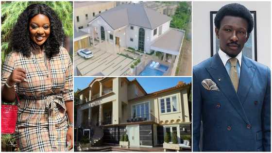 Jackie Appiah, Emelia Brobbey and other Ghanaian celebs whose marvelous mansions caused online stir