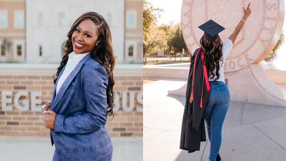 Lady now part of 1% Black Certified Public Accountants after bachelor's & masters