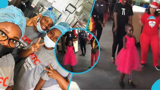 Physically challenged girl captivates crowd with dance moves at KFC Ghana