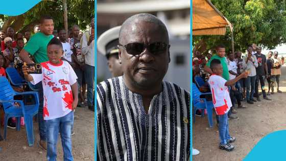 Yaw Dabo visits John Mahama's hometown, laments about the lack of football pitches