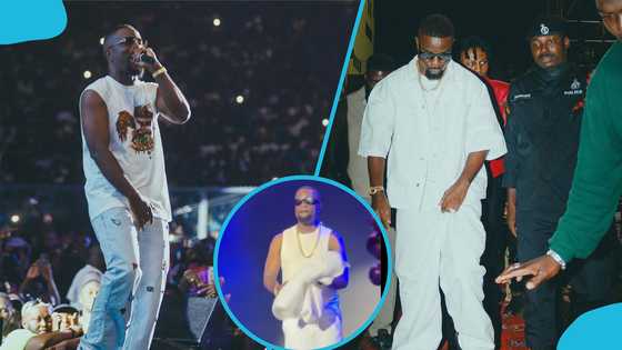 Sarkodie tosses his designer shirt to fans at Rapperholic, lucky fan sells it for GH¢500