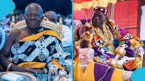 Oguaamanhene blesses Otumfuo after donation to support Educational Fund: "You're a genuine friend"