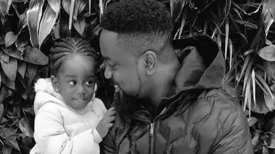 Sarkodie reveals his daughter was not happy seeing him in her school on birthday