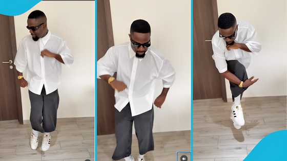Sarkodie crip walks with swagger before Rapperholic at Baba Yara Stadium