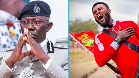 Nana Pooley: IGP Akuffo Dampare heartbroken after seeing the mother of the deceased Kotoko fan
